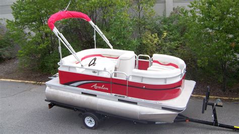 Tahoe Sport Bow Fish pontoon with a 2022 MinnKota 48 volt E drive electric outboard and a bunk. . 14 foot pontoon boats for sale
